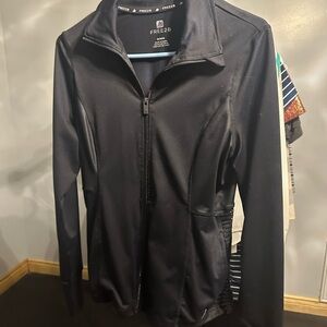 Women's Black Full-Zip Utility Jacket